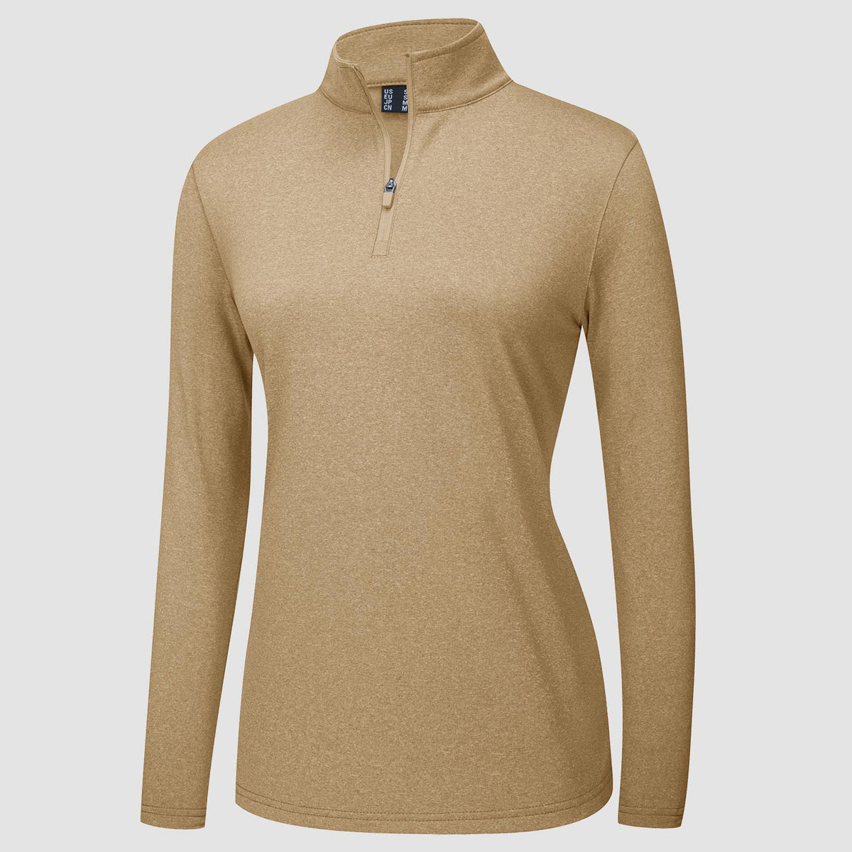 Women's Sun Protection Shirt Long Sleeve 1/4 Zip UPF50+ UV Shirts Quic