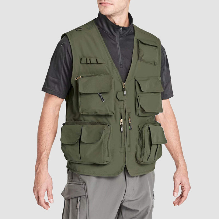 Men's Outerwear Tactical Vests Cargo Vest with Pockets - MAGCOMSEN