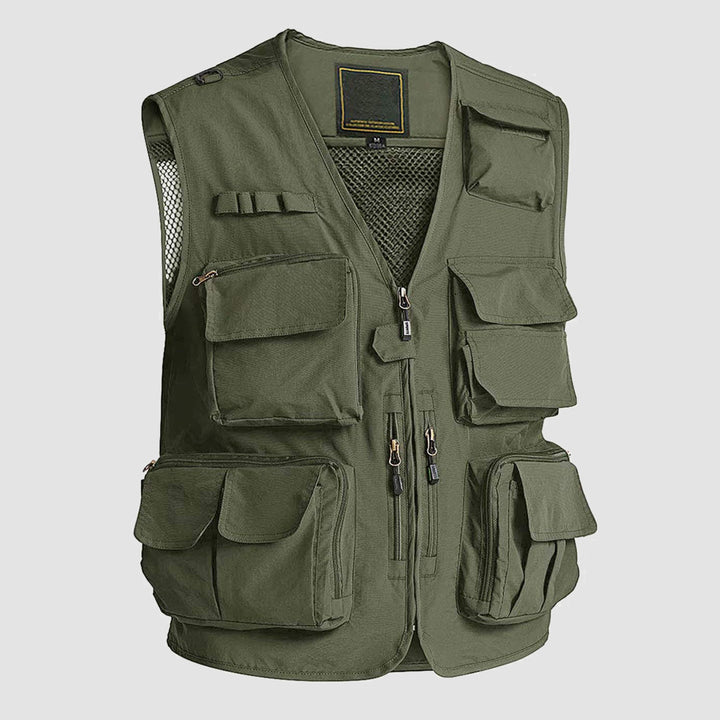 Men's Outerwear Tactical Vests Cargo Vest with Pockets - MAGCOMSEN