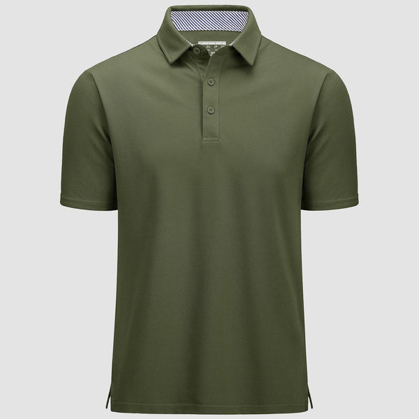 Men's Short Sleeve Polo Shirts Classic Golf Shirt