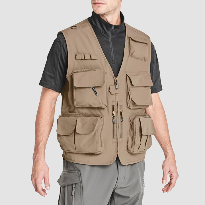 Men's Outerwear Tactical Vests Cargo Vest with Pockets - MAGCOMSEN