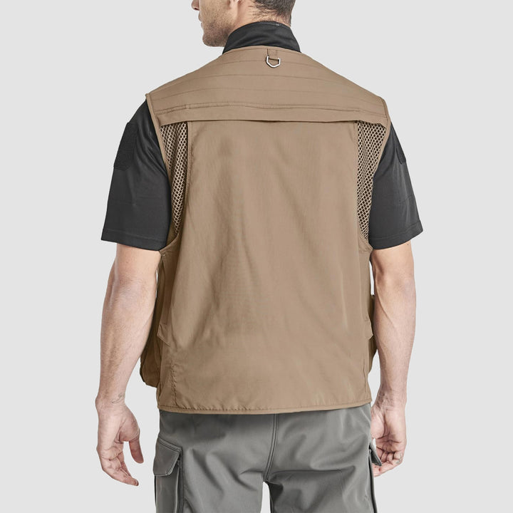 Men's Outerwear Tactical Vests Cargo Vest with Pockets - MAGCOMSEN