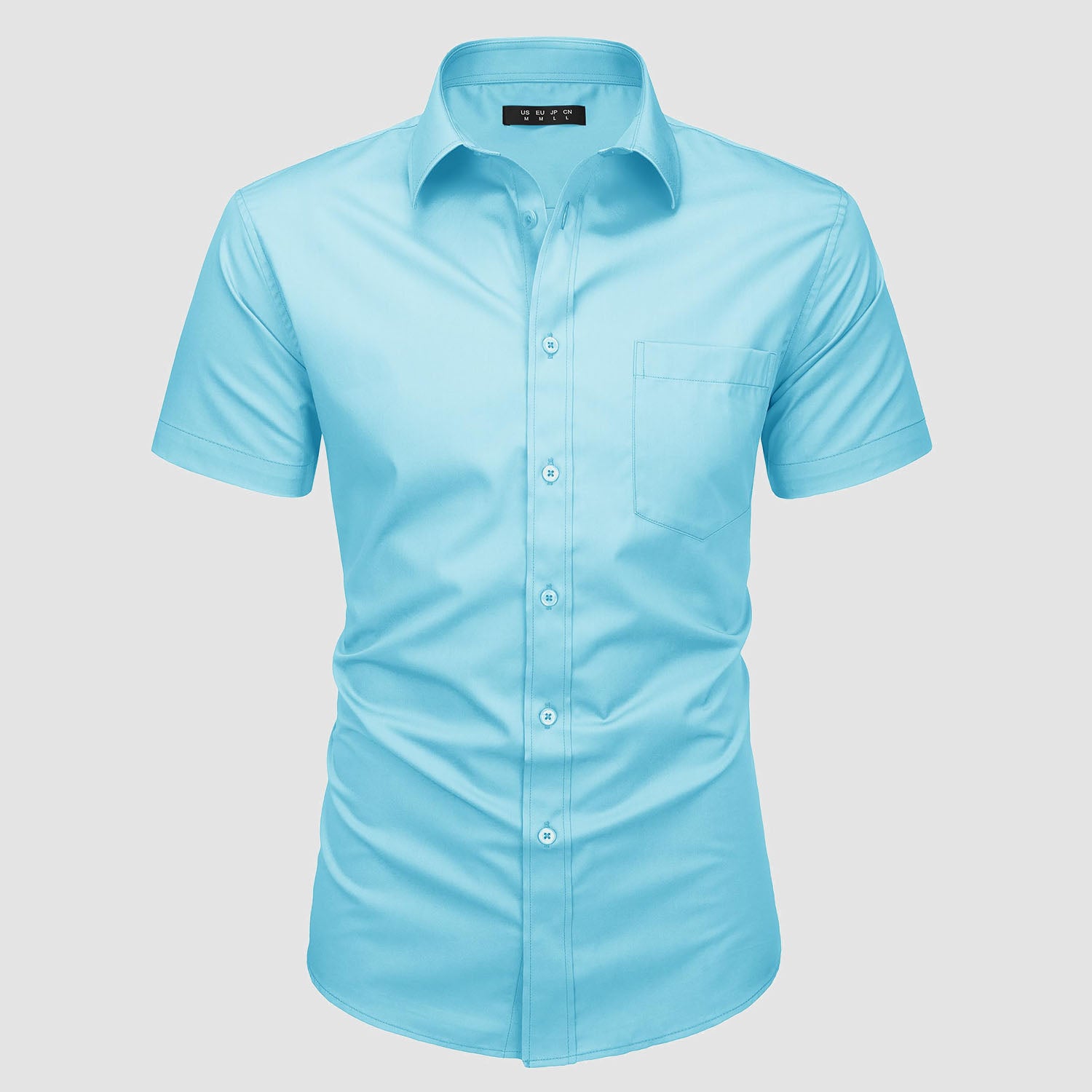 Men's Short Sleeve Shirts  Regular Fit Business Shirts