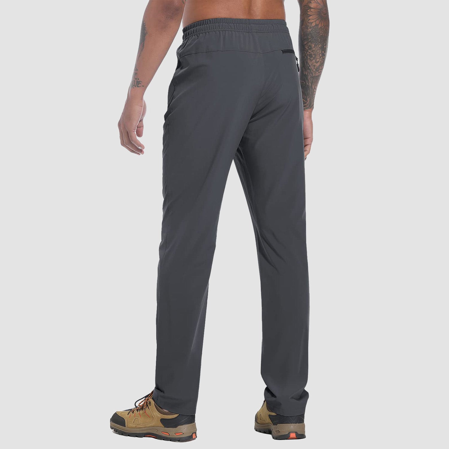 Men's Quick Dry Pants Stretch Hiking Pants Running Trousers Lightweight Breathable