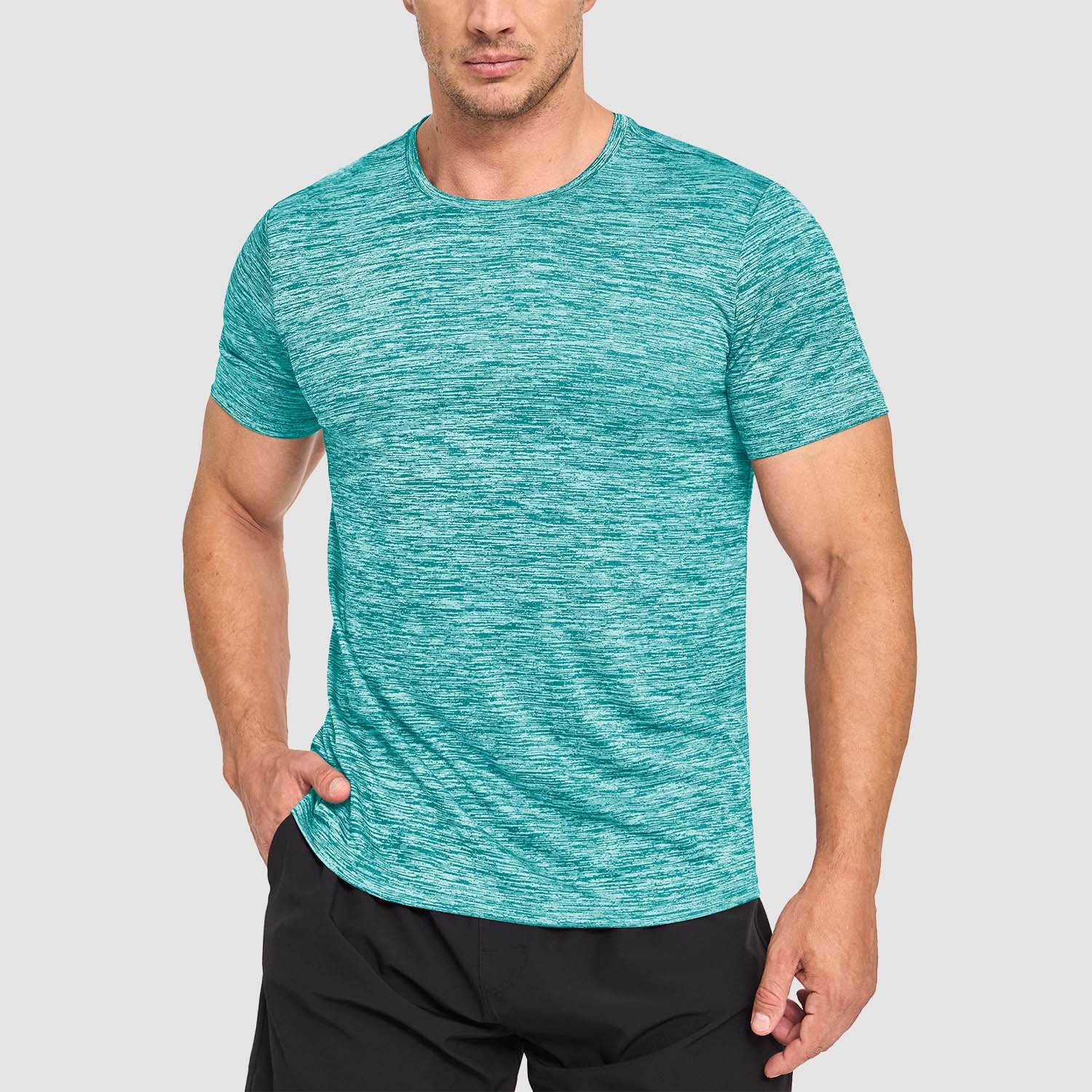 Lululemon Athletica Camo Color Block Black Active T-Shirt Size 8 - 39% off