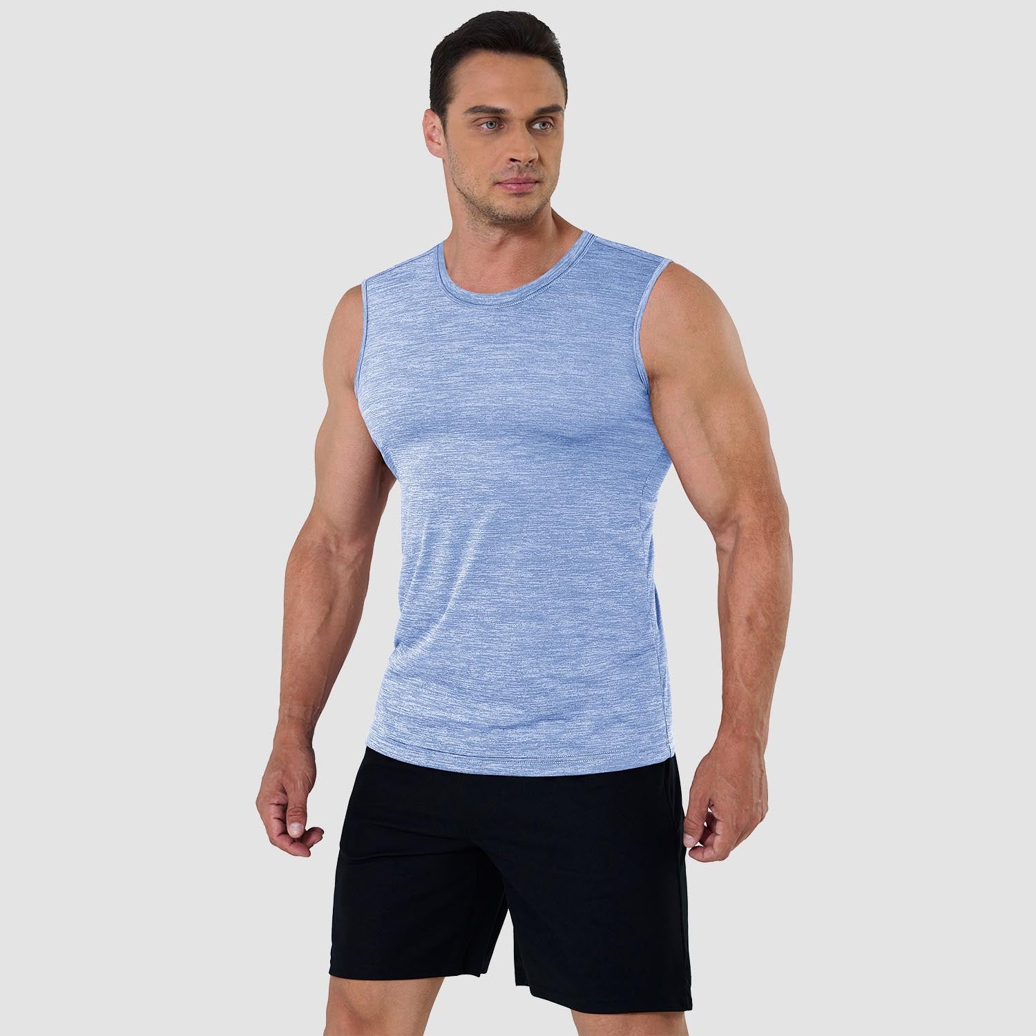Men's Tank Tops Quick Dry Sleeveless Shirts Muscle Shirts Workout Gym