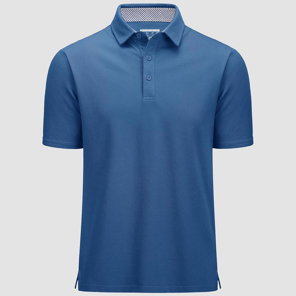 Men's Short Sleeve Polo Shirts Classic Golf Shirt