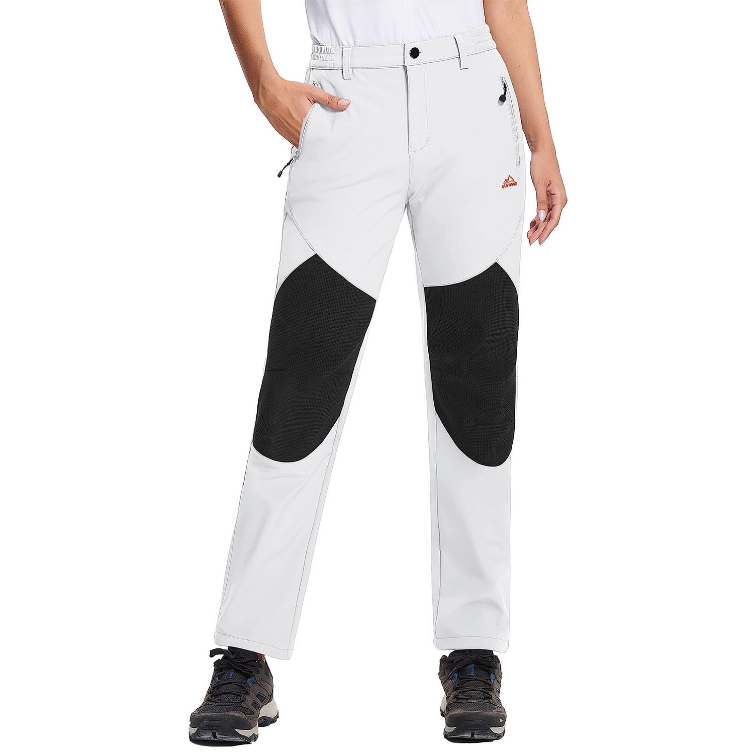 linlon Outdoor Womens Snow Ski Pants Soft Shell Fleece Lined Pants Water  Resistant Camping Hiking Nylon Pants,H4409