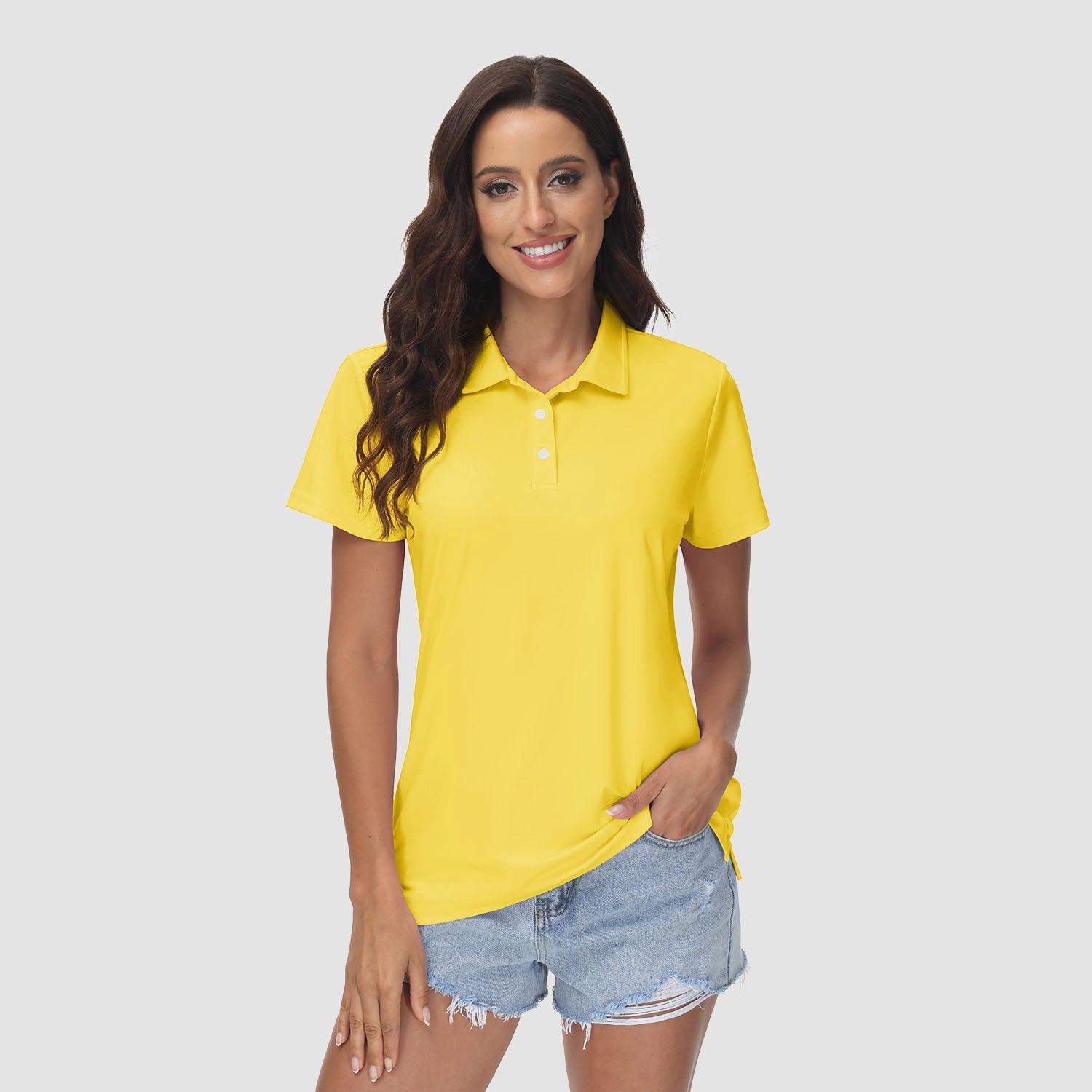 Women's Polo Shirts UPF 50+ Sun Protection Short Sleeve Golf Shirt Quick Dry