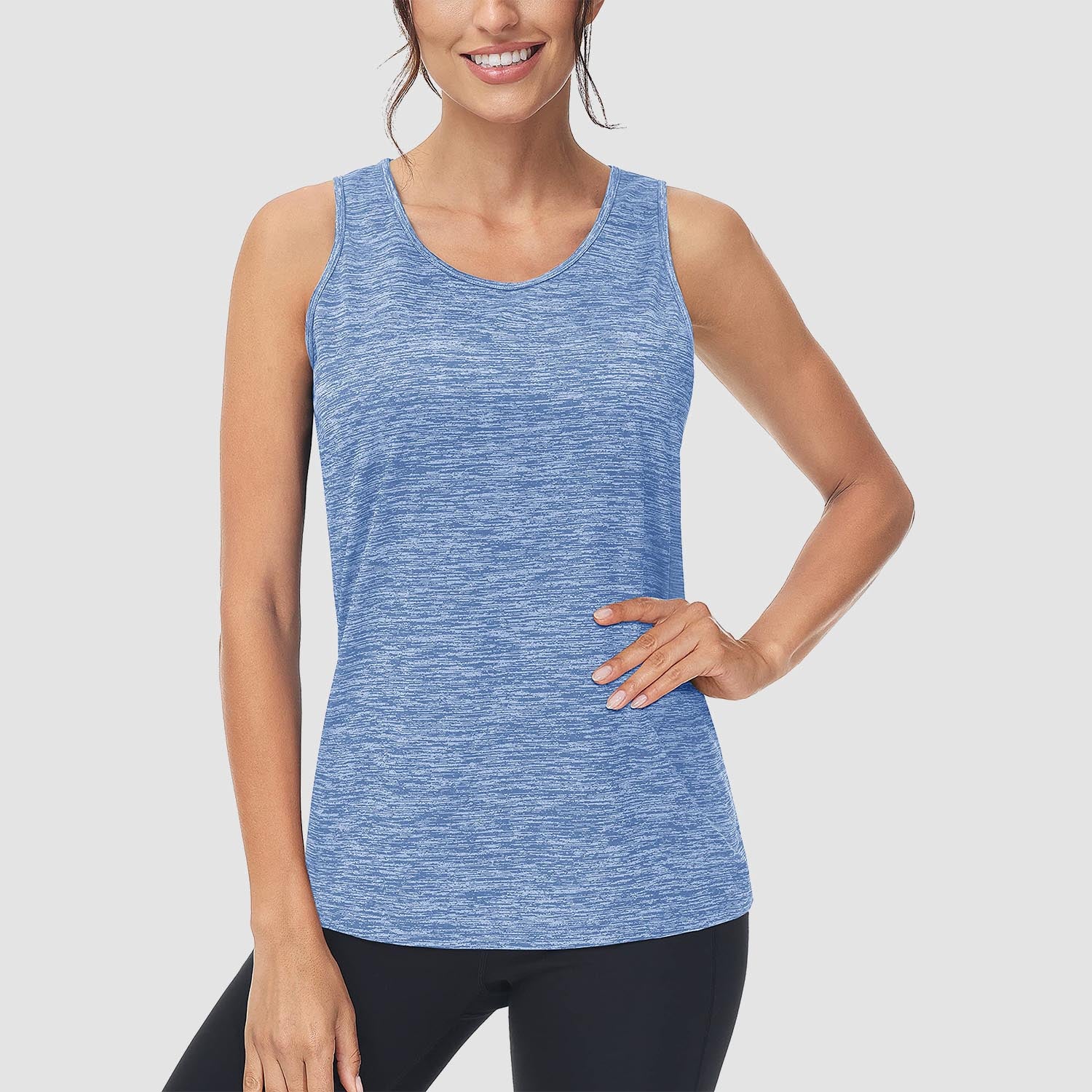Women's Workout Tank Tops Quick Dry Sleeveless Running Athletic Shirts Moisture Wicking Top