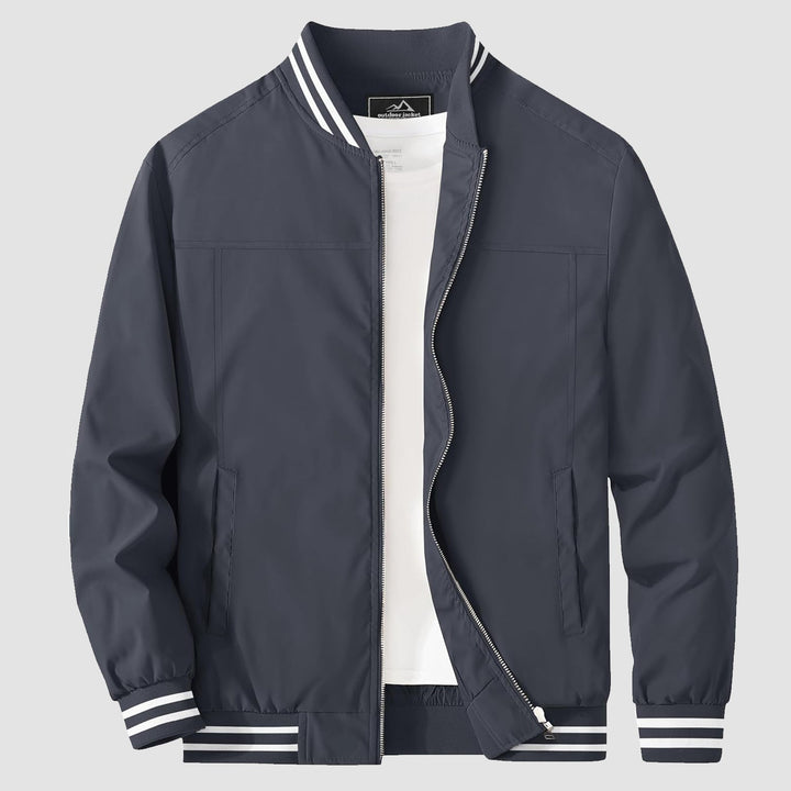 【Buy 4 Get the 4th Free】Men's Bomber Jacket Lightweight Windbreaker Casual Outwear - MAGCOMSEN