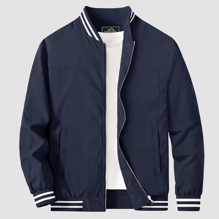 【Buy 4 Get the 4th Free】Men's Bomber Jacket Lightweight Windbreaker Casual Outwear - MAGCOMSEN