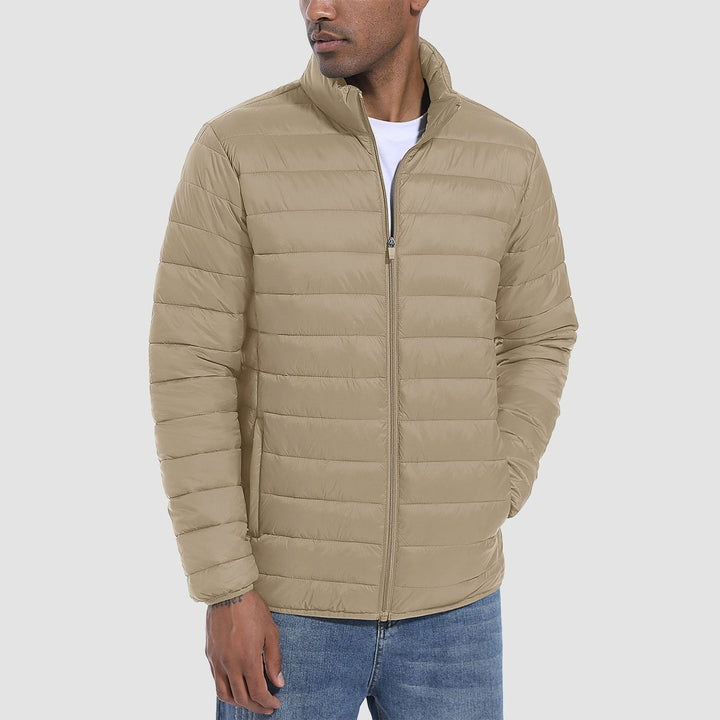 Men's Lightweight Water - Repellent Puffer Jacket - Insulated Winter Coat - MAGCOMSEN