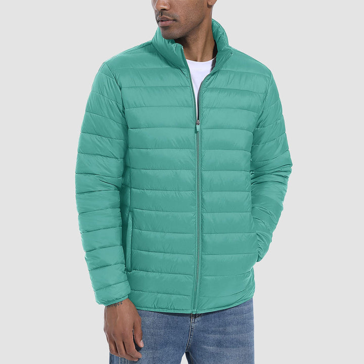 Men's Lightweight Water - Repellent Puffer Jacket - Insulated Winter Coat - MAGCOMSEN