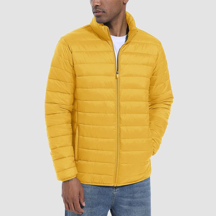 Men's Lightweight Water - Repellent Puffer Jacket - Insulated Winter Coat - MAGCOMSEN