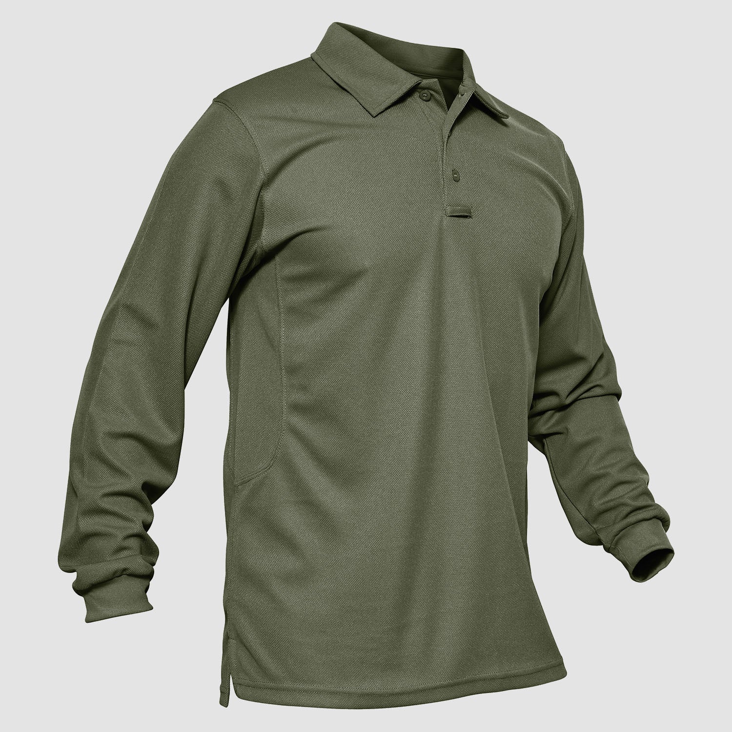 Men's Long - Sleeve Polo Shirt Quick Dry Breathable T-shirt - MAGCOMSEN