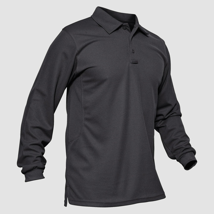 Men's Long - Sleeve Polo Shirt Quick Dry Breathable T-shirt - MAGCOMSEN