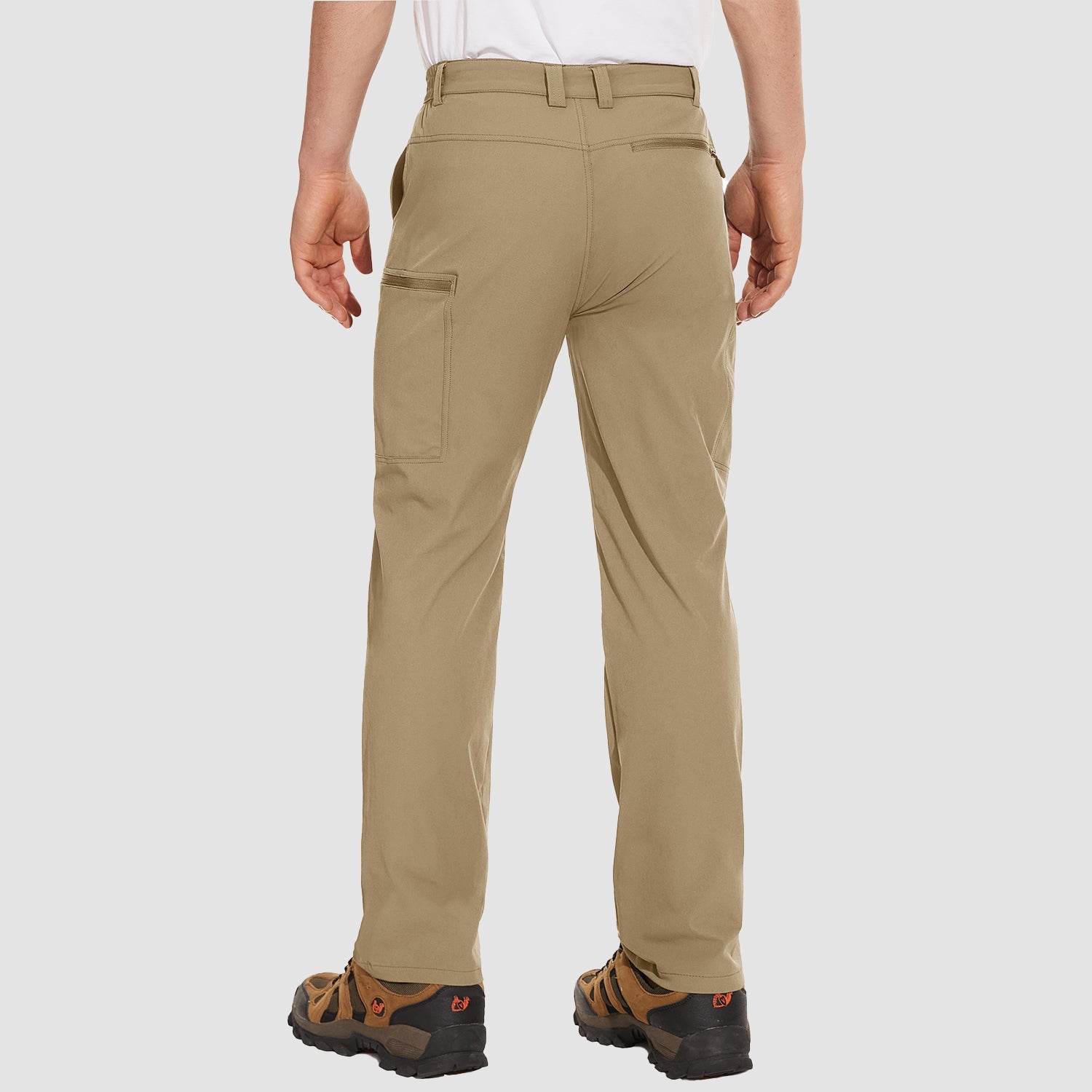 Men's Pants Water Resistant Stretch Straight Leg Cargo Pant - MAGCOMSEN