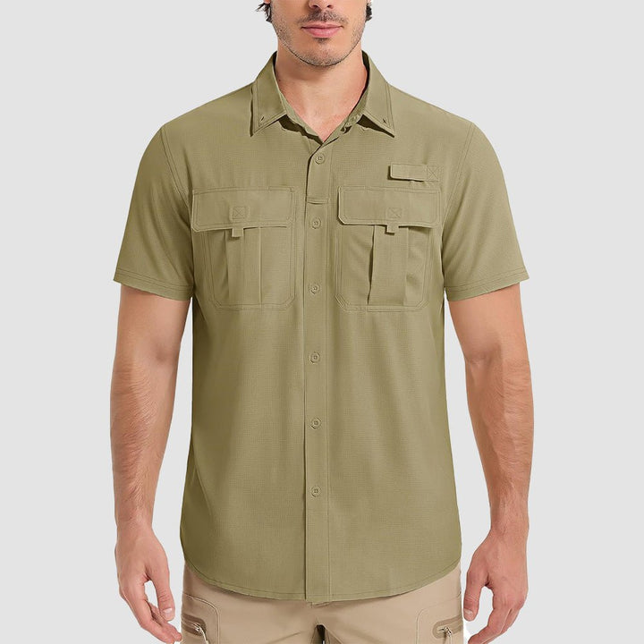 Men's Sun Protection/Quick Dry Fishing Shirts - MAGCOMSEN