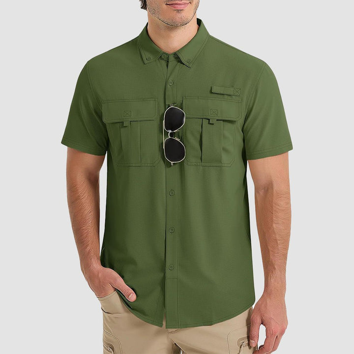 Men's Sun Protection/Quick Dry Fishing Shirts - MAGCOMSEN