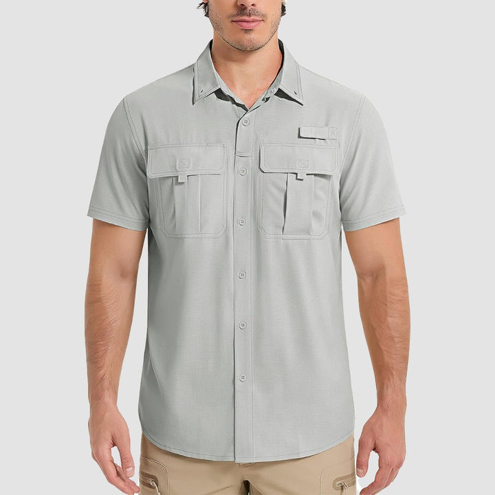 Men's Sun Protection/Quick Dry Fishing Shirts - MAGCOMSEN