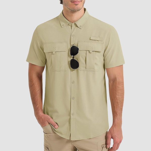 Men's Sun Protection/Quick Dry Fishing Shirts - MAGCOMSEN