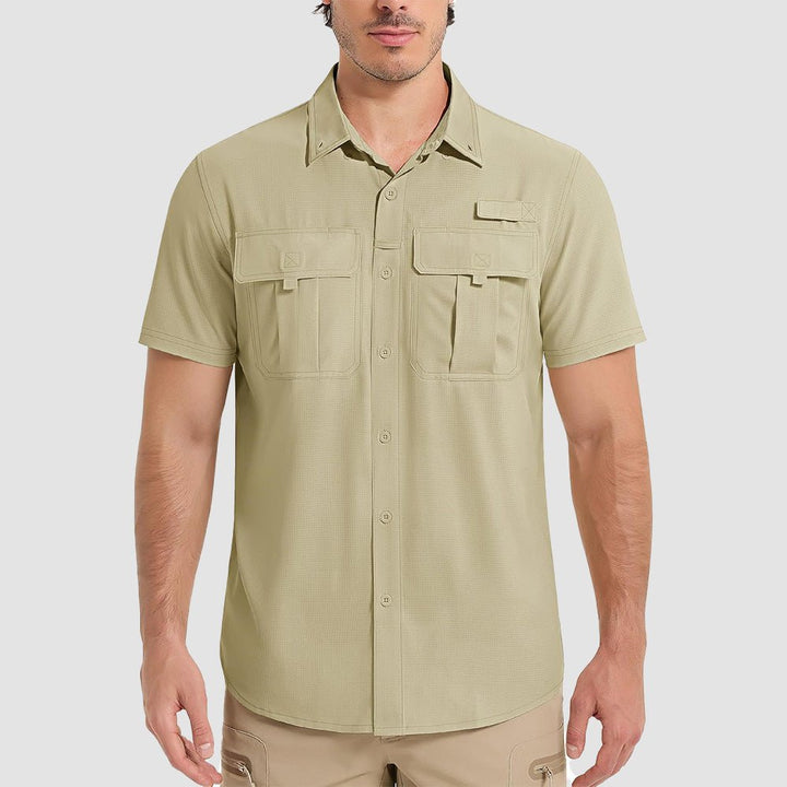 Men's Sun Protection/Quick Dry Fishing Shirts - MAGCOMSEN