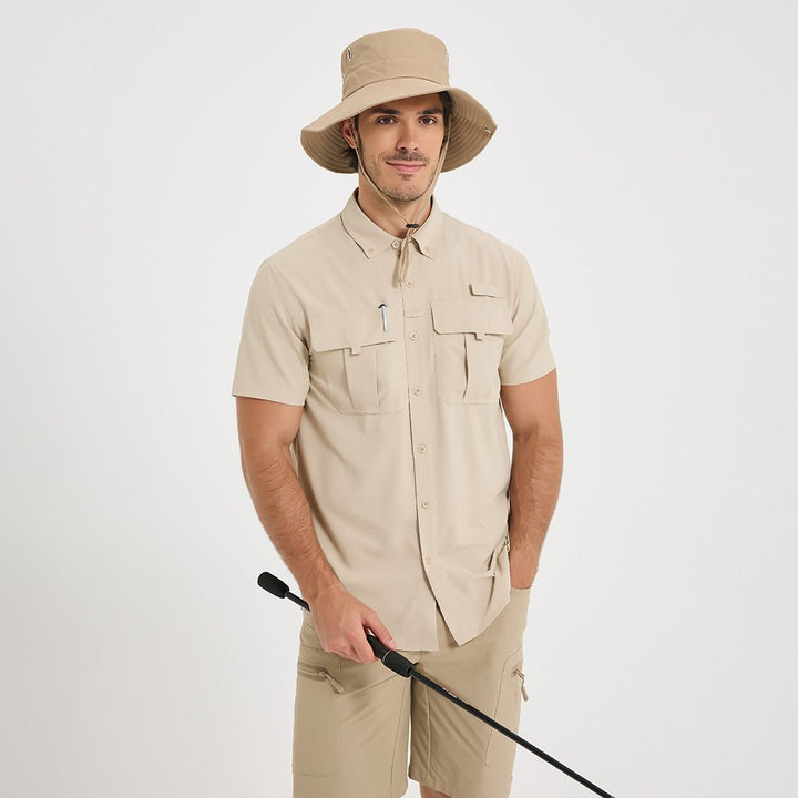 Men's Sun Protection/Quick Dry Fishing Shirts - MAGCOMSEN