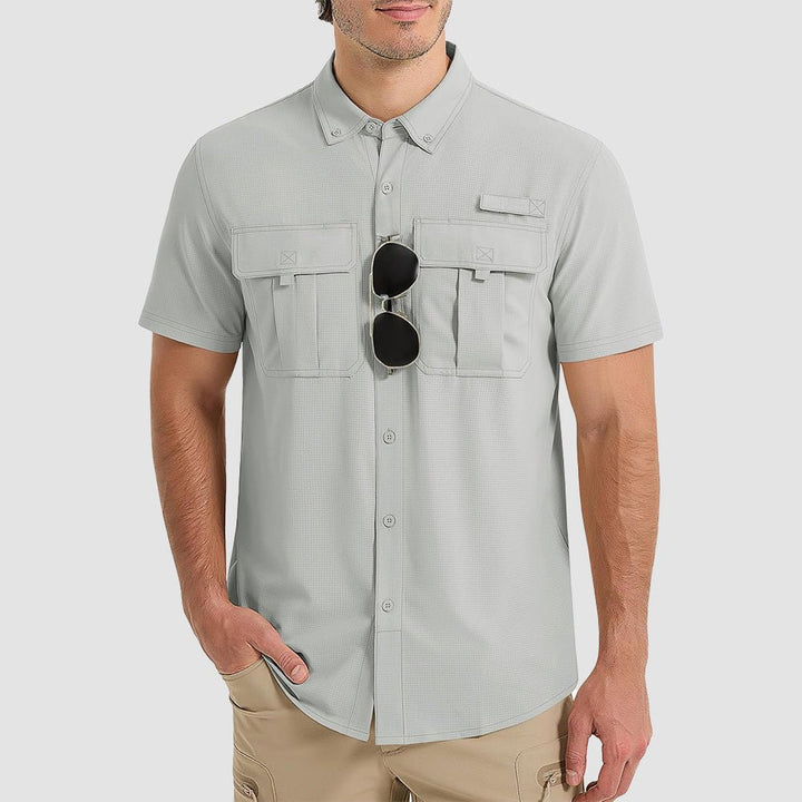 Men's Sun Protection/Quick Dry Fishing Shirts - MAGCOMSEN