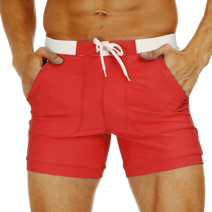 Men's Swim Trunks with Pockets - MAGCOMSEN