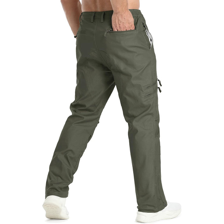 Men's Tactical Pants with 9 Pockets Ripstop Cargo Pants Lightweight Hiking - MAGCOMSEN