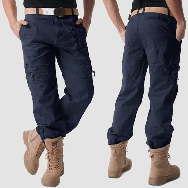 Men's Tactical Pants with 9 Pockets Ripstop Cargo Pants Lightweight Hiking - MAGCOMSEN