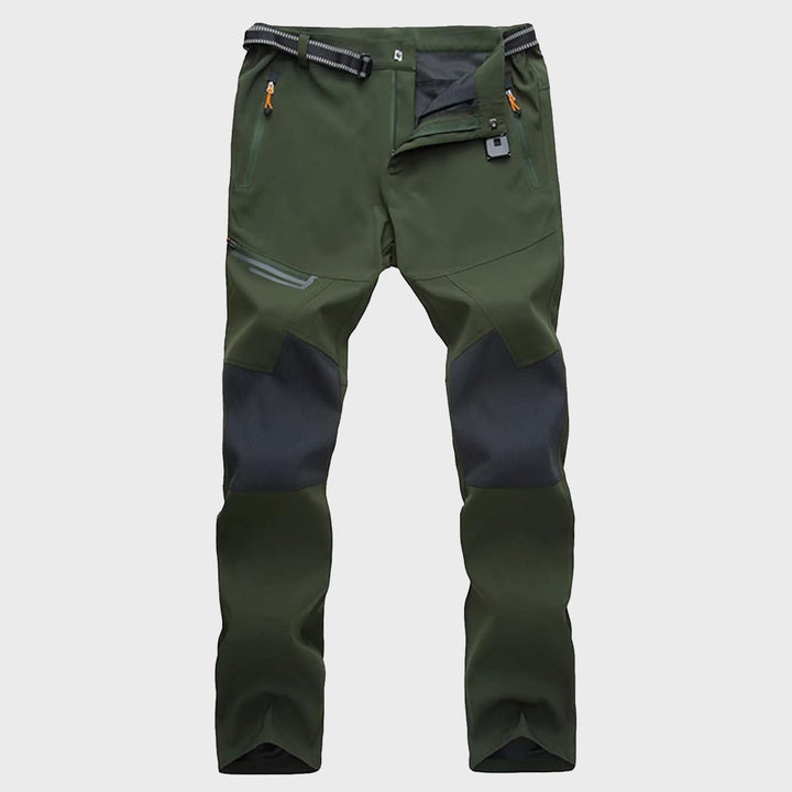 Men's Tactical Trekking Pants with Zipper Pockets Outdoor Ripstop Hiking Trousers - MAGCOMSEN