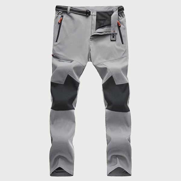 Men's Tactical Trekking Pants with Zipper Pockets Outdoor Ripstop Hiking Trousers - MAGCOMSEN