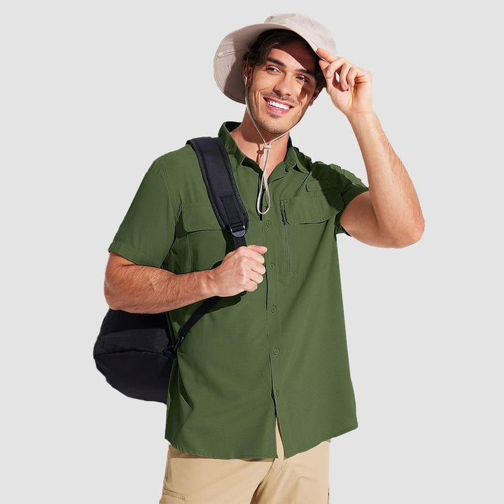 Men's UPF 50+ Quick Dry Fishing Shirt