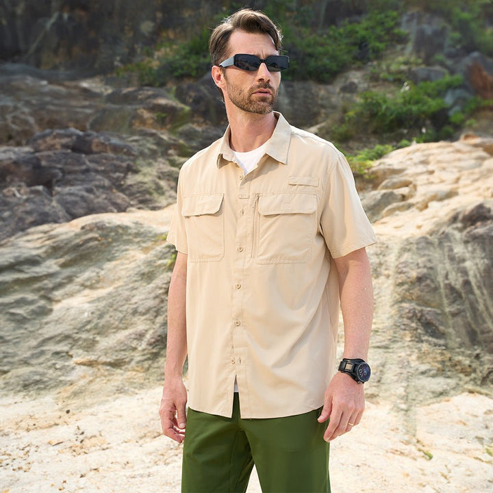 Men's UPF 50+ Quick Dry Fishing Shirt