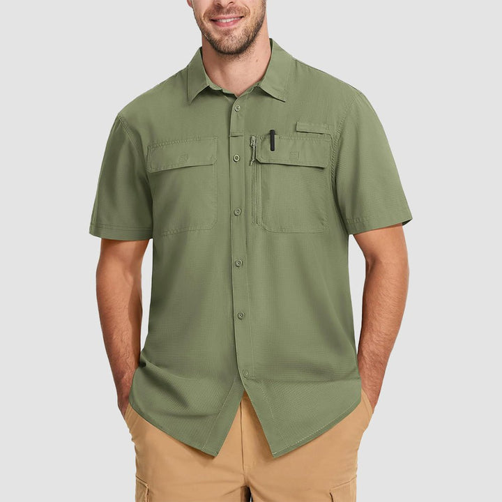 Men's UPF 50+ Quick Dry Fishing Shirt