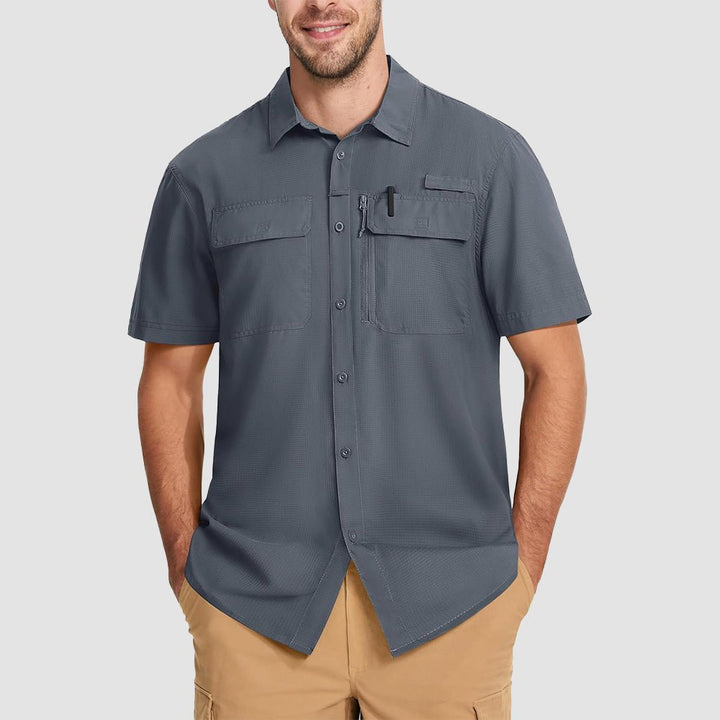 Men's UPF 50+ Quick Dry Fishing Shirt