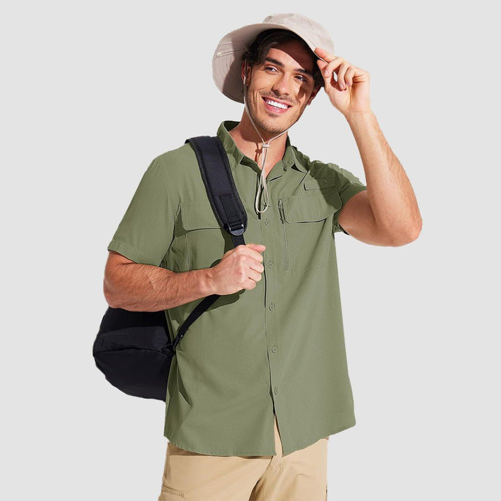 Men's UPF 50+ Quick Dry Fishing Shirt