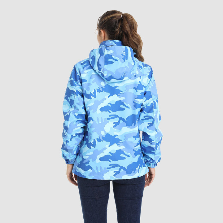 【Summer to Fall Sale】Women's Winter Coats 3 - IN - 1 Snow Ski Jacket Water Resistant Windproof Fleece Winter Jacket Parka - MAGCOMSEN