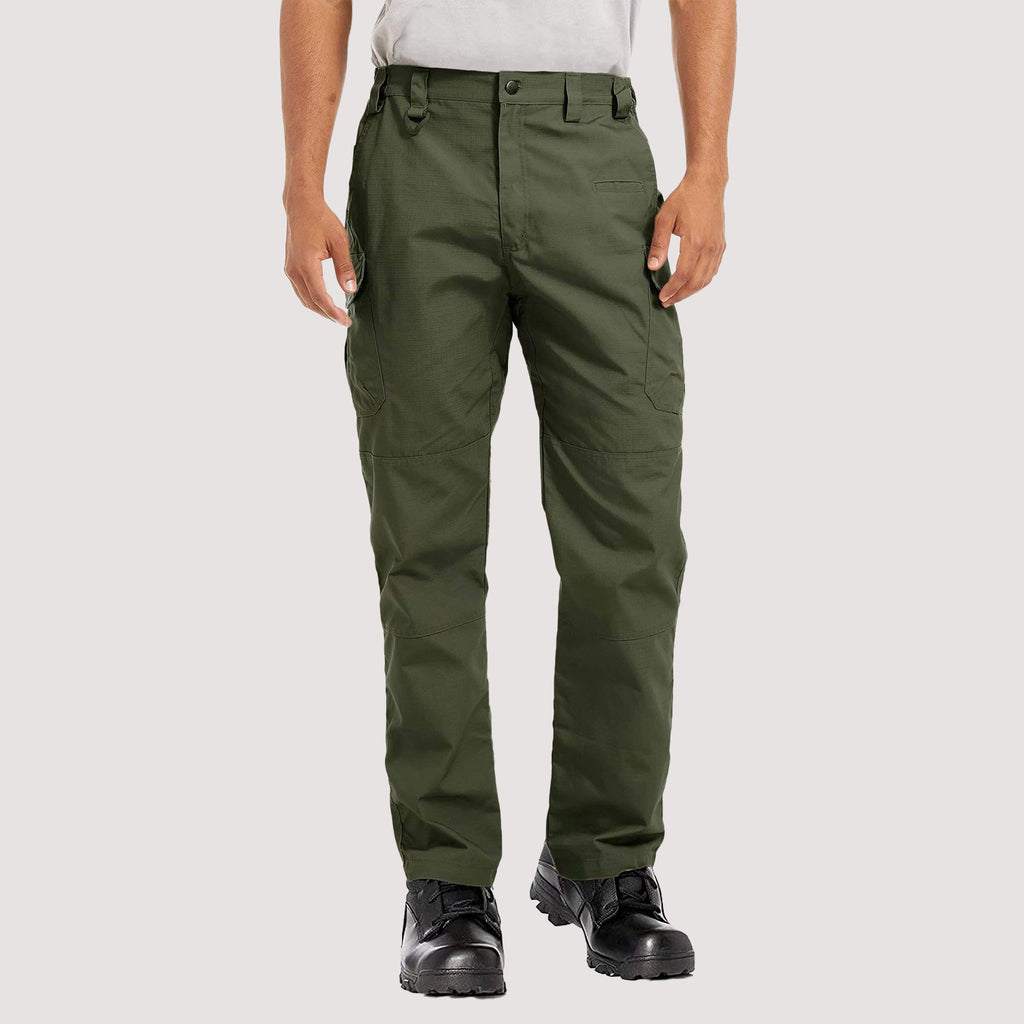 Men's Tactical 9 Pockets Ripstop, Water Repellent, Cargo Pants for Work, Hiking, Hunting pants