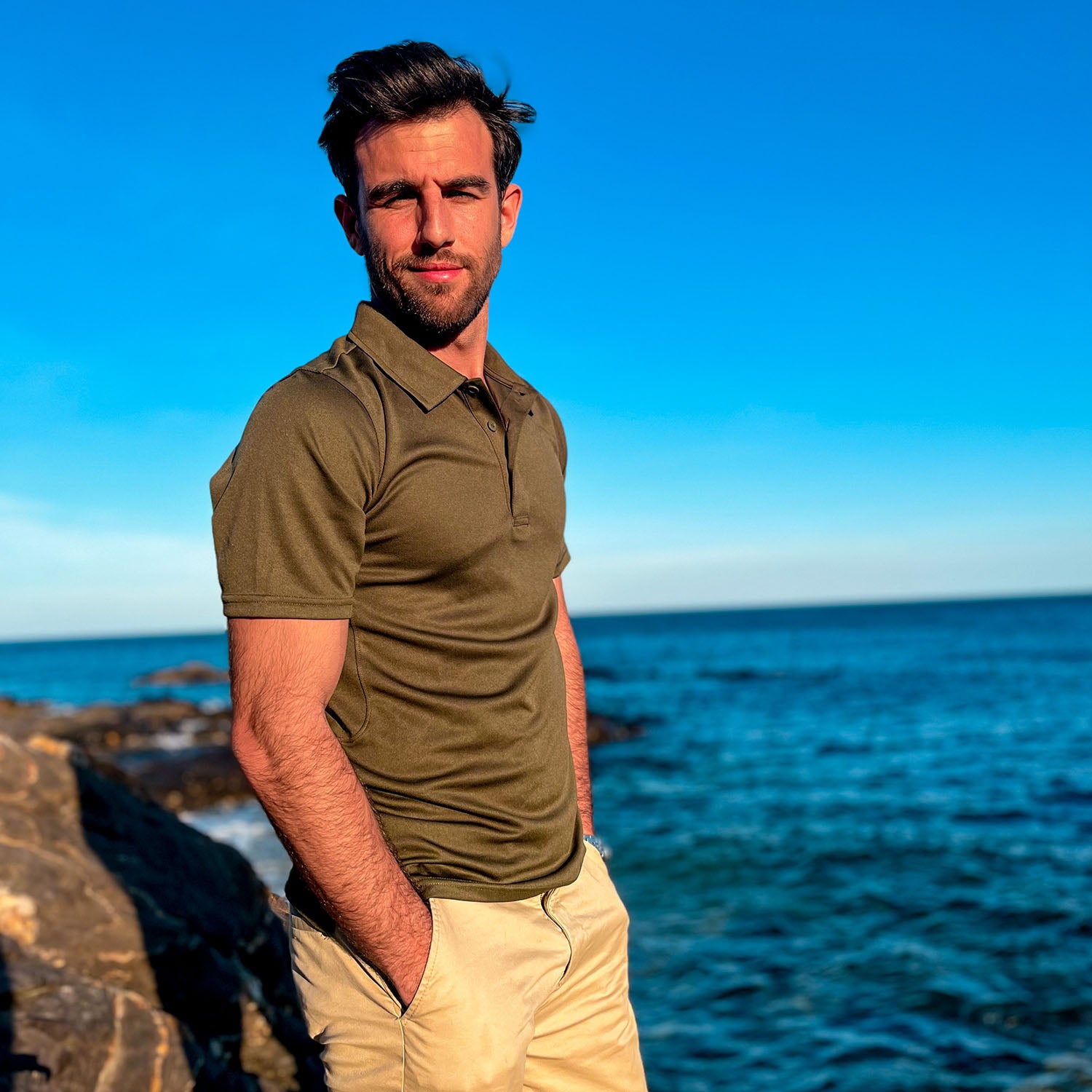 Men's polo outlet online shopping Clearance