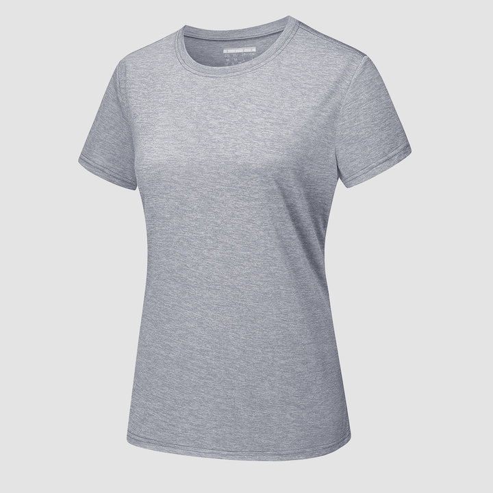 Women's Short Sleeve T-Shirt Quick Dry Running Workout Tee - MAGCOMSEN