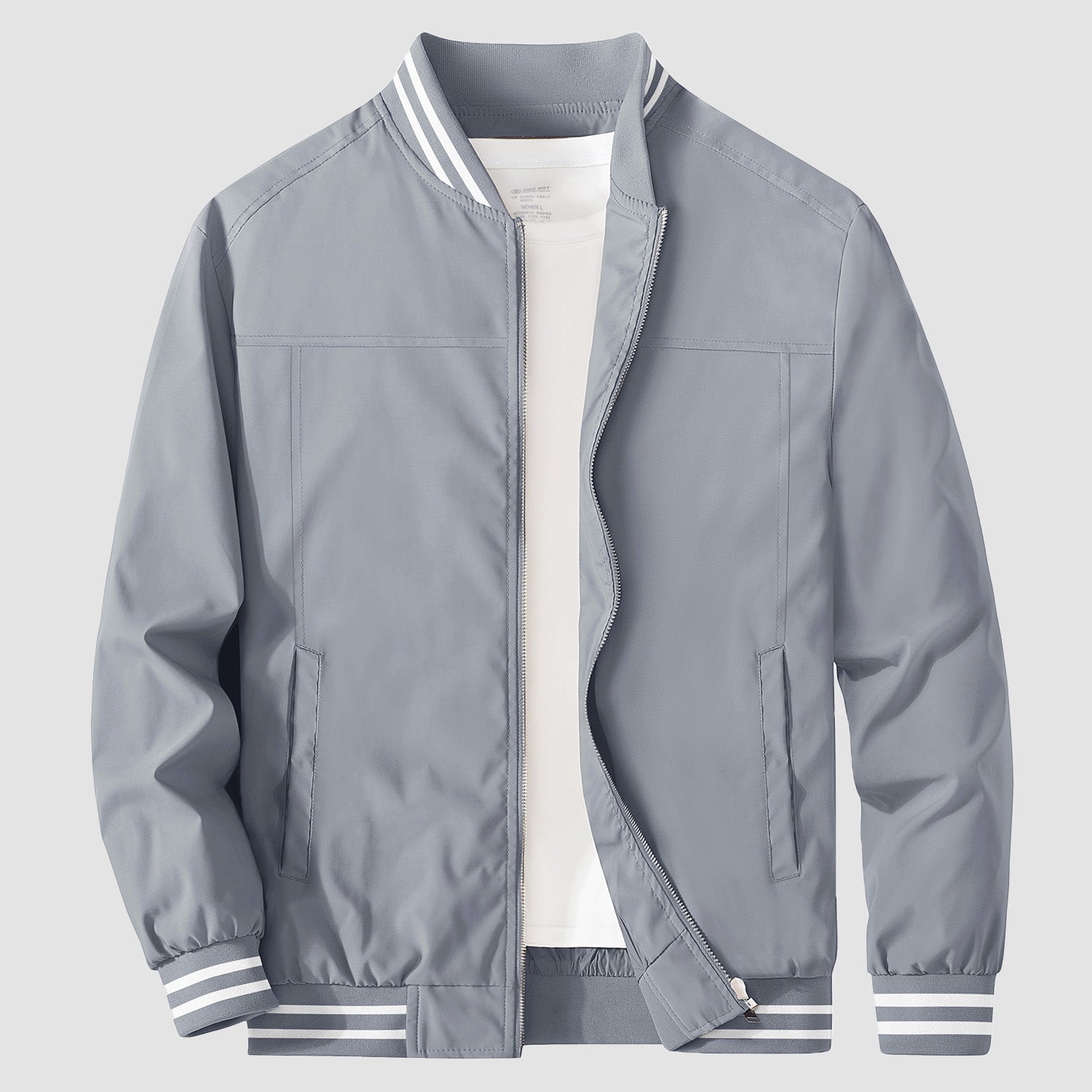 Men's Bomber Jacket Lightweight Windbreaker Casual Jacket Outwear
