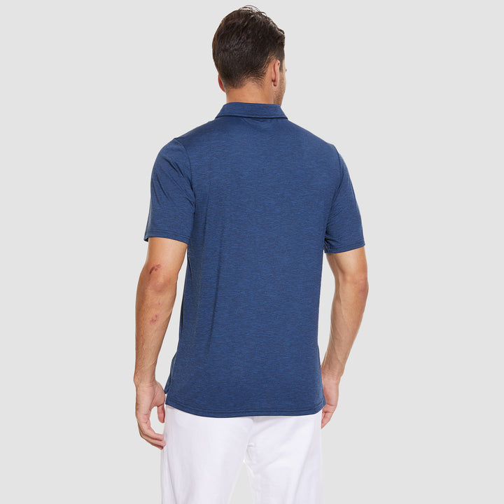 Men's Polo T-Shirt Quick Dry Performance Short Sleeve Golf Shirt - MAGCOMSEN