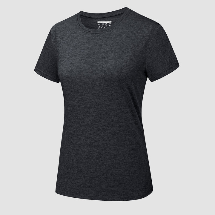 Women's Short Sleeve T-Shirt Quick Dry Running Workout Tee - MAGCOMSEN