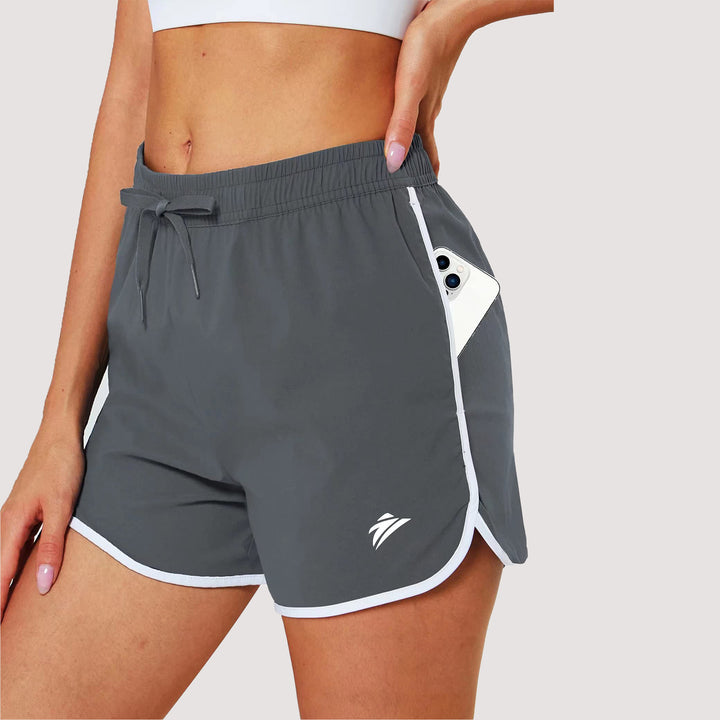 Women's Running Shorts with 2 Pockets Quick Dry Yoga Shorts