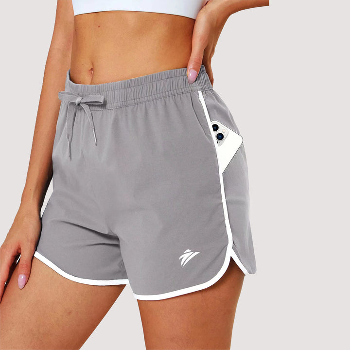 Women's Running Shorts with 2 Pockets Quick Dry Yoga Shorts