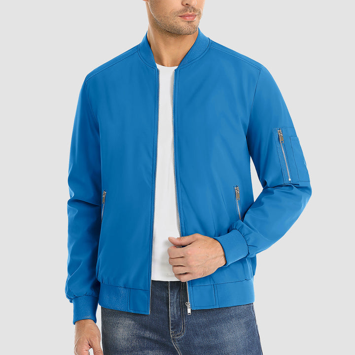 Men's Bomber Jacket  Waterproof Lightweight Jacket - MAGCOMSEN