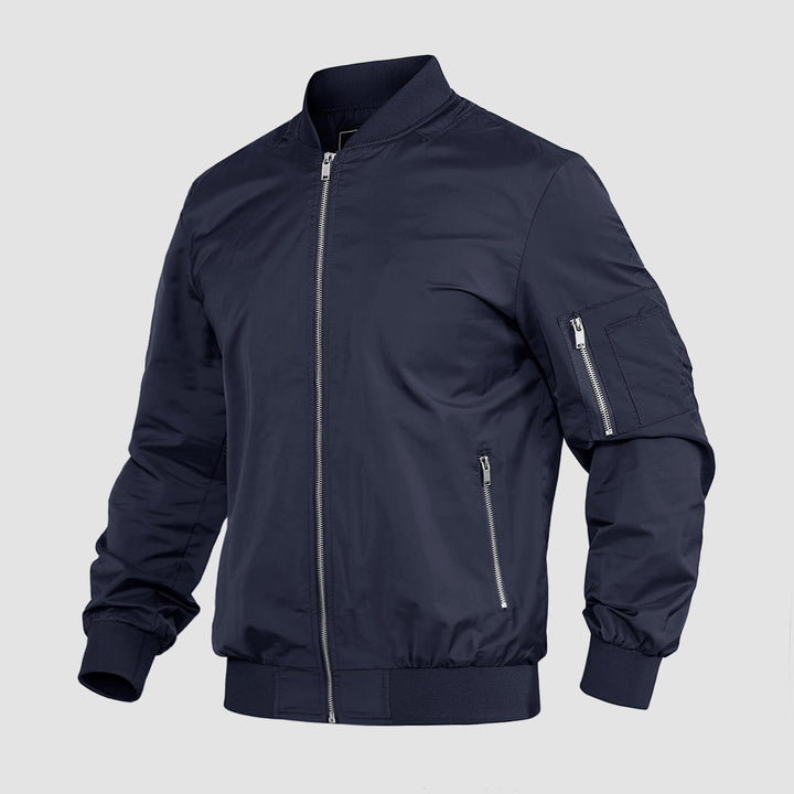 Men's Bomber Jacket  Waterproof Lightweight Jacket - MAGCOMSEN